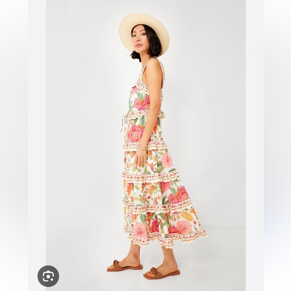 Farm Rio Macaw Bloom Dress - Picture 3 of 13